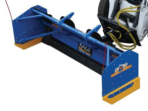 skid steer snow plow float|kage skid steer snow plow.